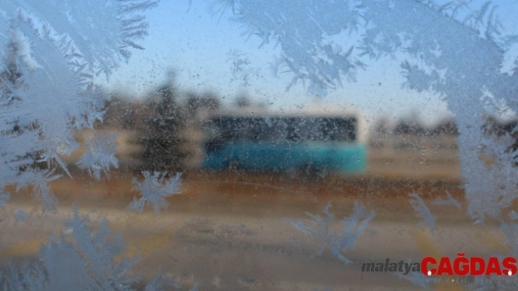 Erzurum'da Sibirya soğukları donduruyor