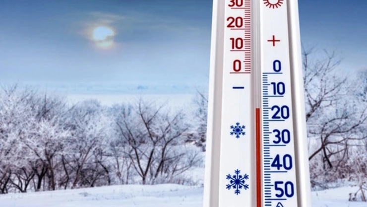 Erzurum'da termometreler eksi 25,3 dereceyi gördü