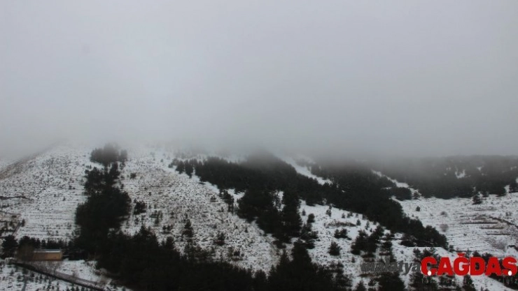 Erzurum güne sis ile uyandı