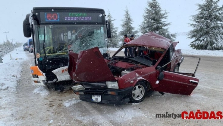 Eskişehir'de trafik kazası, 1 ölü 1 ağır yaralı