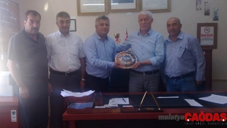 Esnaf odası başkanından ilçe tarım müdürüne ziyaret