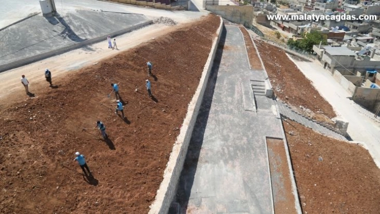 Eyyübiye Belediyesi ilçeye yeni yeşil alanlar kazandırıyor