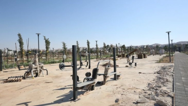 Eyyübiye Millet Bahçesi ağaçlandırması tamamlandı