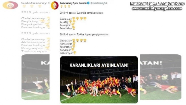 Galatasaray'dan Fenerbahçe'ye cevap