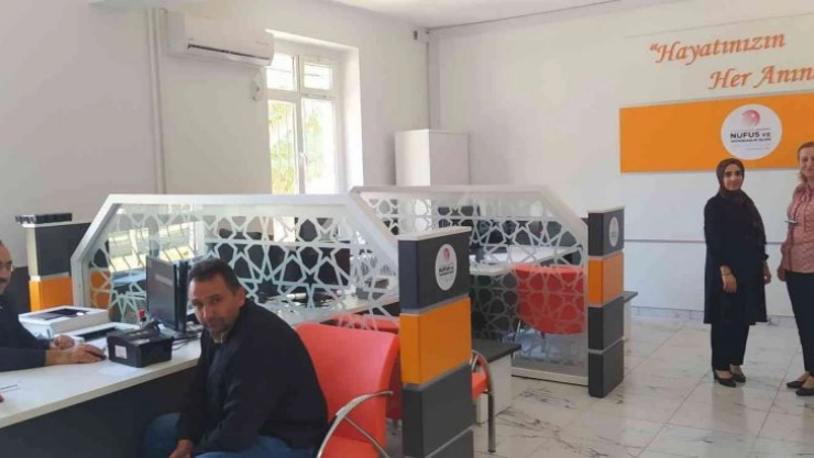 Gemerek İlçe Nüfus Müdürlüğü yeni yüzüyle hizmet vermeye başladı