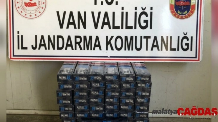 Gevaş'ta 640 paket kaçak sigara ele geçirildi