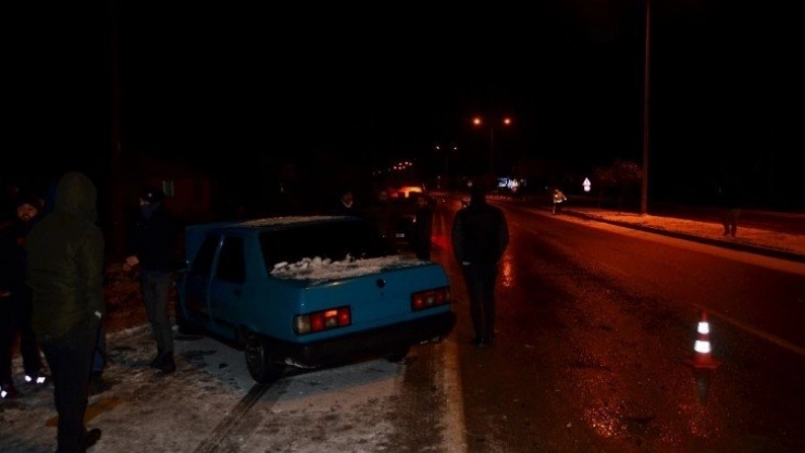 Gizli buzlanma kazaya yol açtı: 1 yaralı