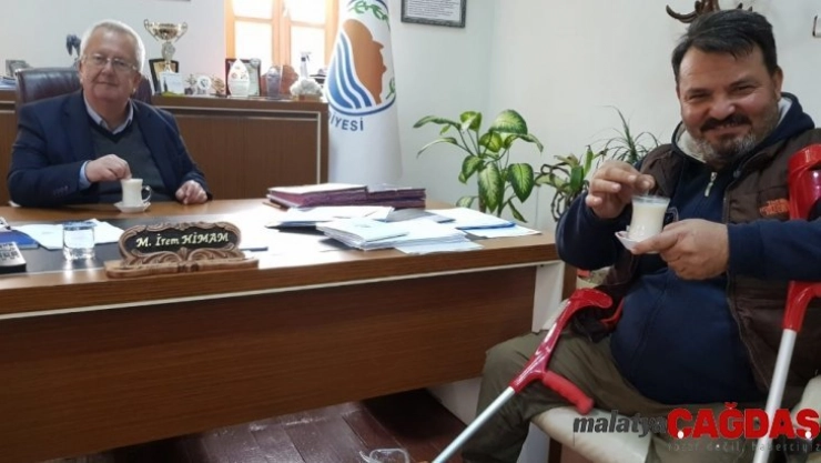 Gömeç Belediye Başkanı Himam'dan süt üreticisine anlamlı destek