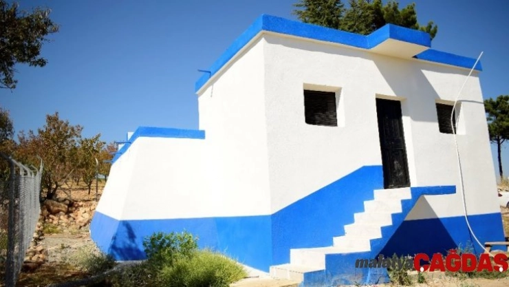 Gülnar'da içme suyu depolarına bakım yapılıyor