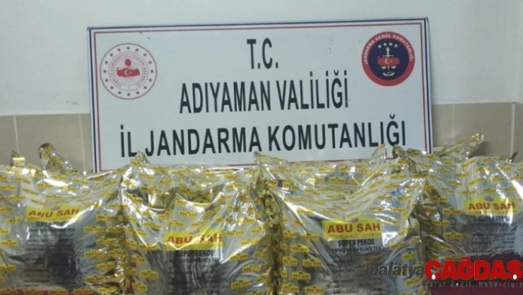 Gümrük kaçağı çay ele geçirildi