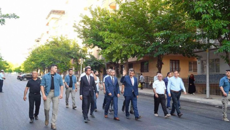 Gürkan İpek Caddesi'nde incelemelerde bulundu