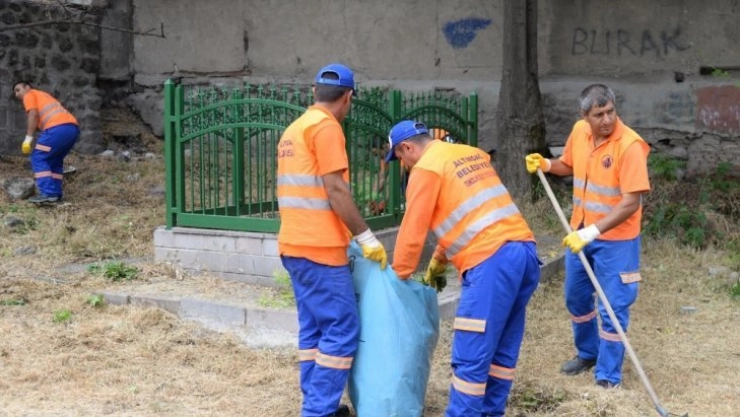 Hacı Bayram'da detaylı temizlik