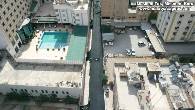 Haliliye'de asfalt çalışması