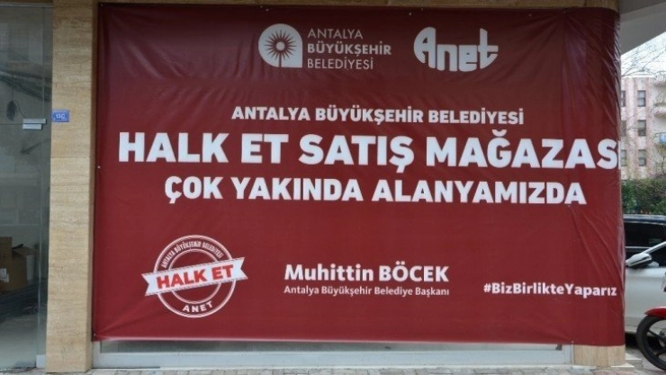Halk Et'in 3. Satış mağazası Alanya'da açılıyor