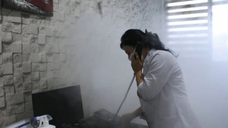 Hastanede gerçeği aratmayan tatbikat