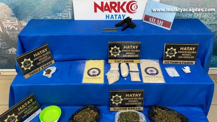 Hatay'da 11 bin 512 adet uyuşturucu hap ele geçirildi