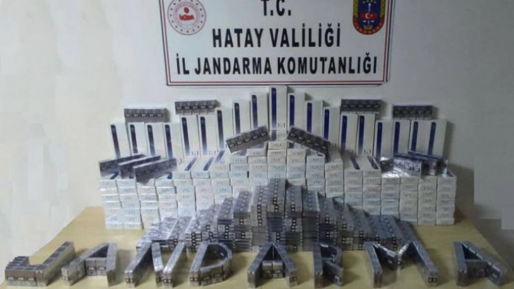 Hatay'da 2 bin 900 paket kaçak sigara ele geçirildi