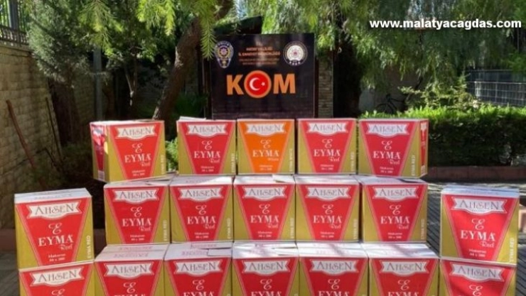 Hatay'da 340 bin adet makaron ele geçirildi