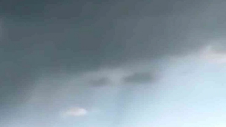 Hatay'da denizde hortum oluştu