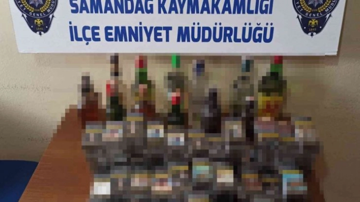 Hatay'da işyerinden alkol ve sigara çalan şüpheli yakalandı