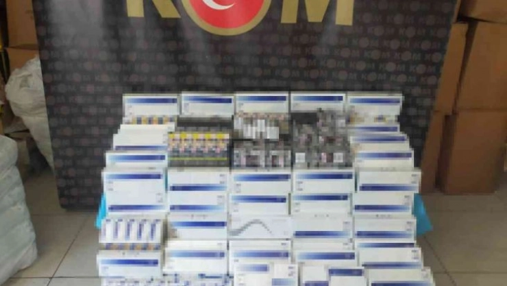 Hatay'da kaçak sigara operasyonu