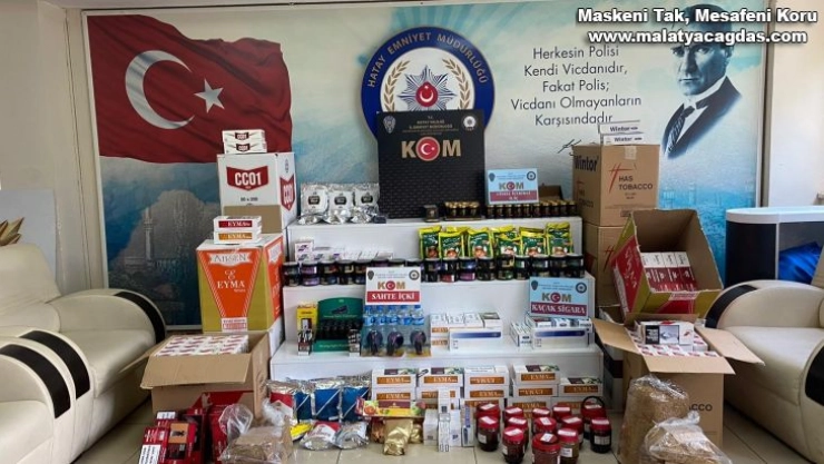 Hatay'da kaçakçılık operasyonu: 5 gözaltı