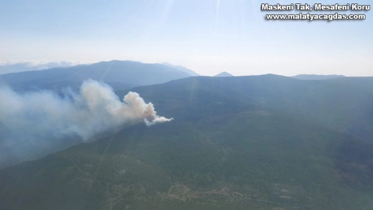 Hatay'da örtü yangınında 3 hektar alan zarar gördü