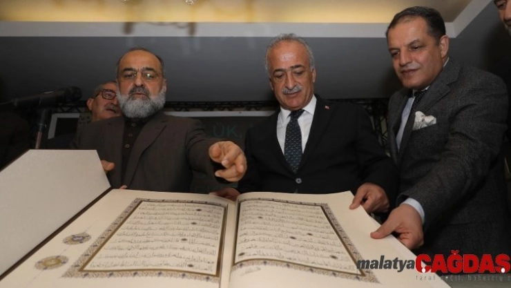 Hattat Hüseyin Kutlu, Atatürk Üniversitesinin misafiri oldu