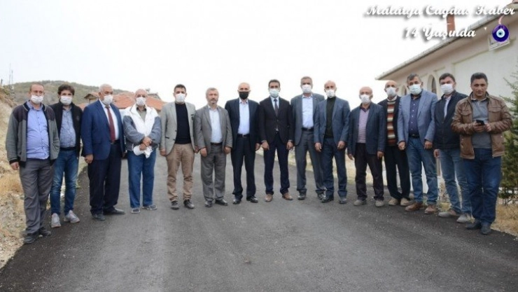 20 yıllık asfalt özlemi giderildi