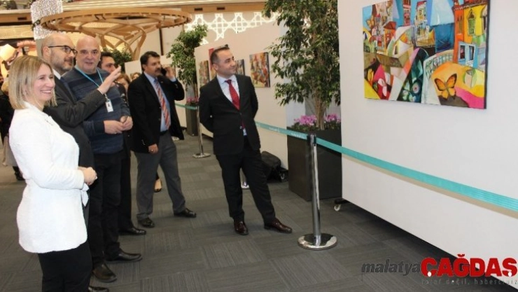 Hırvat Ressam Miljenko Bengez'den İstanbul Havalimanı'nda resim sergisi