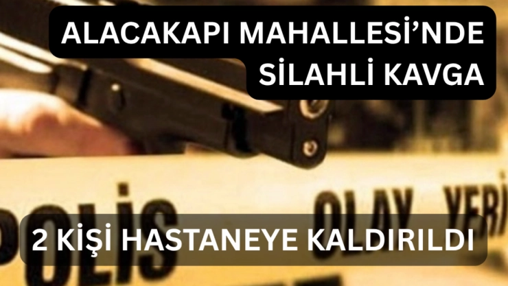 Husumet Kanlı Bitti Silahlar Konuştu: 2 Kişi Yaralı