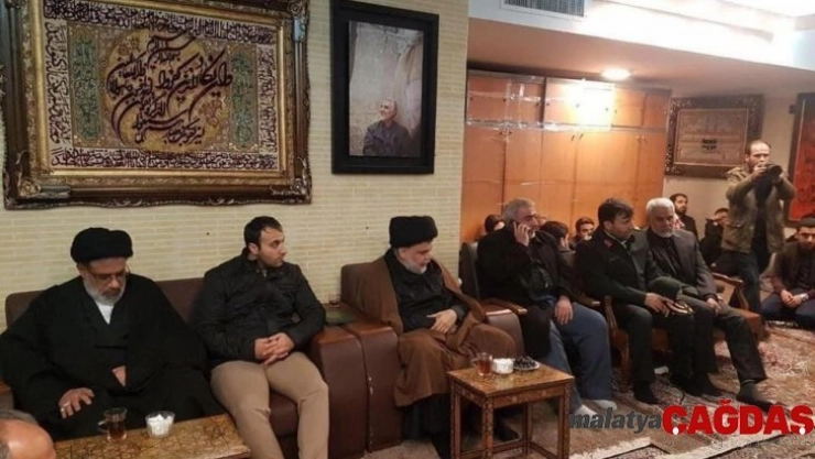 Iraklı Şii lider Sadr, Süleymani'nin taziyesine katıldı