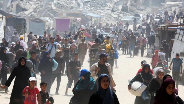 İşgal ordusu Gazze'nin kuzeyindeki sivilleri zorla göç ettiriyor