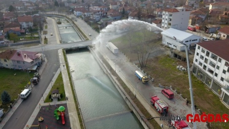 İtfaiye ekiplerine droneli eğitim