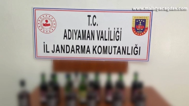 Jandarma ekiplerinden kaçak içki operasyonu