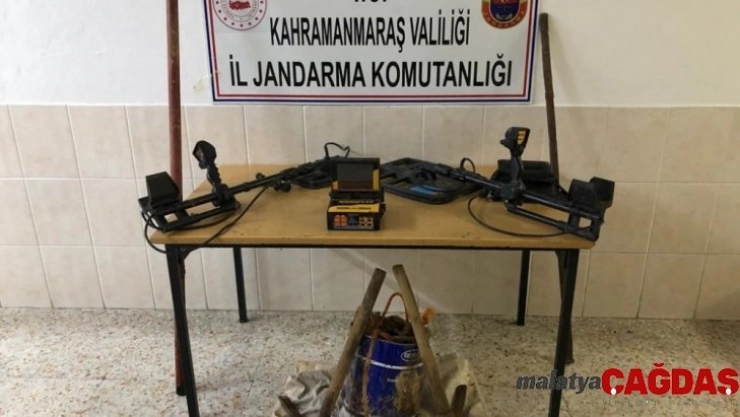 Kaçak kazıya 5 gözaltı