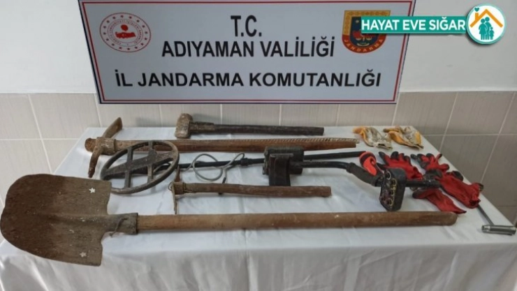 Kaçak yapı yapan kişiler yakalandı