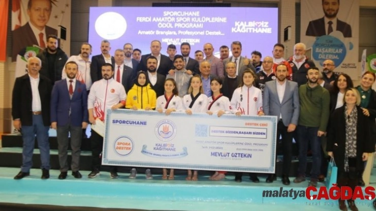 Kağıthane Belediyesi'nden amatör kulüp ve sporculara 500 bin TL destek