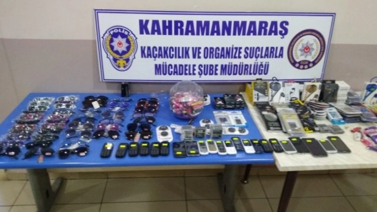 Kahramanmaraş'ta 450 bin liralık kaçak malzeme ele geçirildi