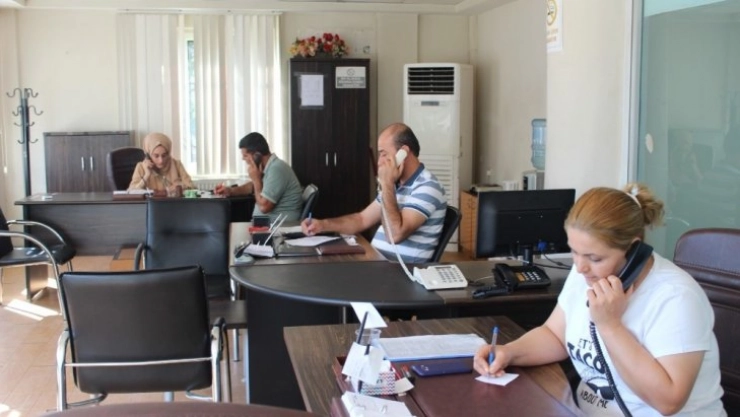 Kahta Belediyesi çözüm merkezinden hummalı çalışma