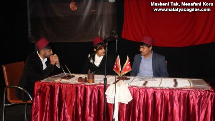 Kahta'da İstiklal Marşı'nın 100. yılı kutlandı