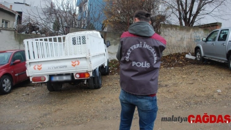 Kamyonete aldığı yeni aküyü çaldılar