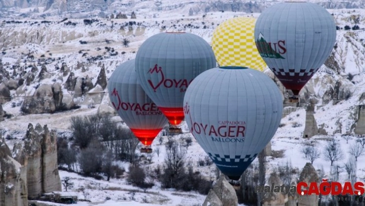 Kapadokya'da balonlar 6 günün ardından havalandı