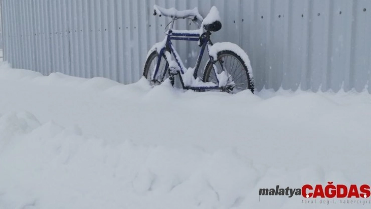 Kar sevincinin en güzeli fotoğrafı