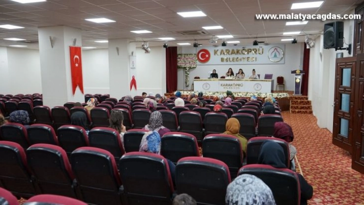 Karaköprü'de kadınlara sağlıklı beslenme eğitimi verildi