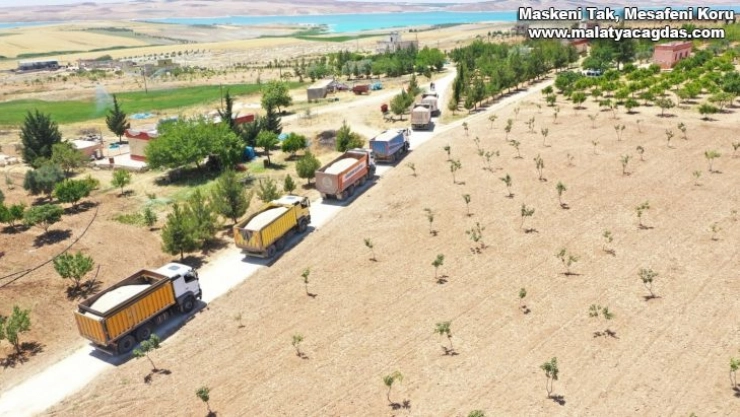 Karaköprü kırsalında yol atağı sürüyor