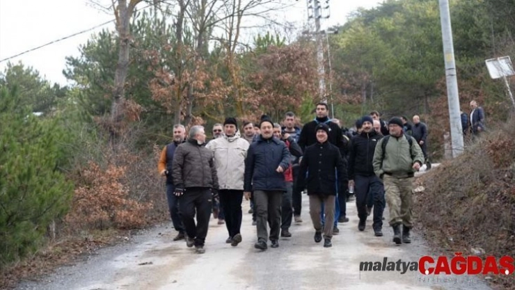 Karasu'da 9 kilometrelik doğa yürüyüşü