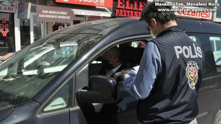 Kars'ta polisten bayram denetimi