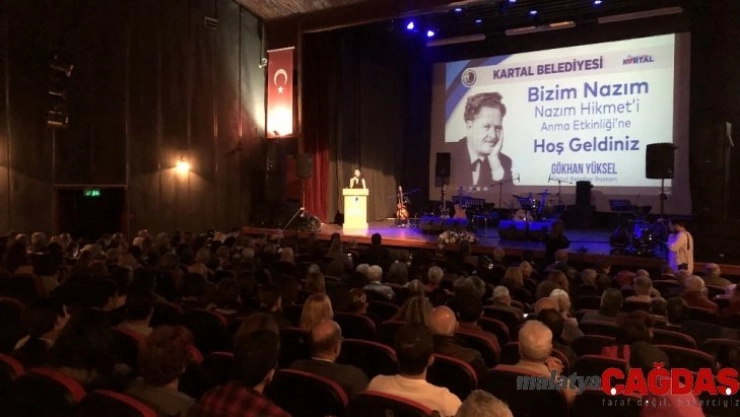 Kartal'da Nazım Hikmet 118. doğum gününde şiirlerle anıldı