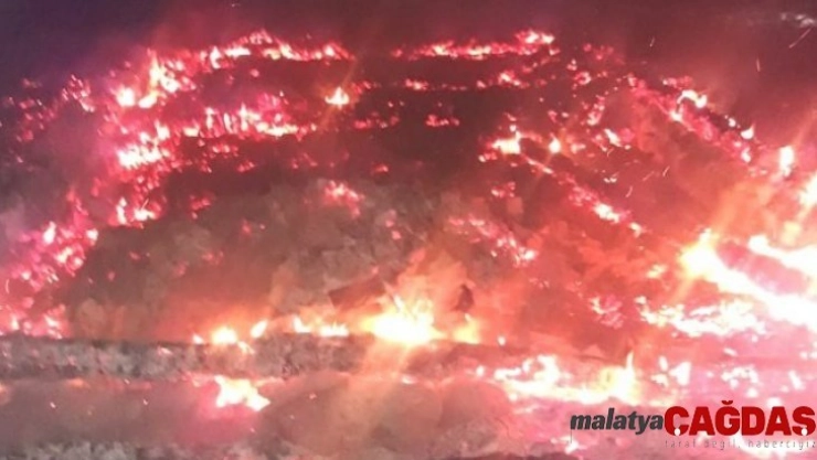Kastamonu'da Fındıklı Yaylasında bulunan yayla evi yandı